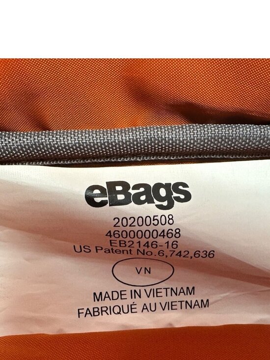 eBags Professional Slim Laptop Backpack Black Travel Business Work Bag main image 4